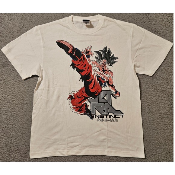 cospa Other - Dragon Ball Z Goku Ultra Instinct Anime Cospa S/S T Shirt Japan Size Large